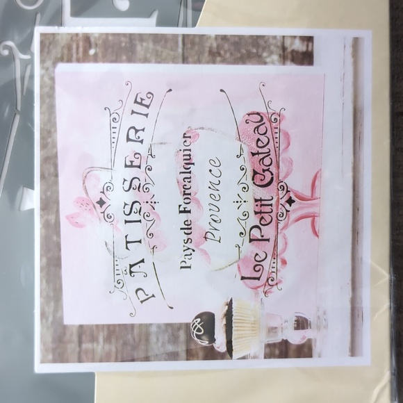 NWOT 12x12" Patisserie (French Bakery) Stencil - Picture 3 of 4
